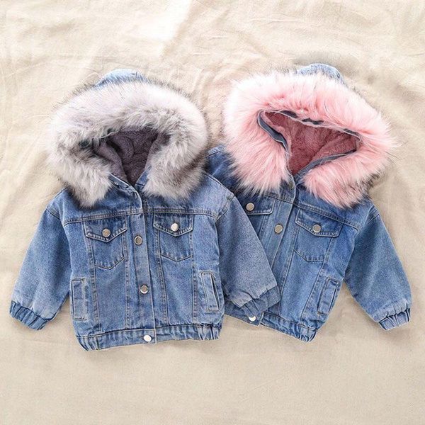 jackets toddler child baby girl hooded plus thick coat fleece warm denim jacket acetate fiber cotton clothes kids outerwear, Blue;gray
jackets toddler child baby girl hooded plus thick coat fleece warm denim jacket acetate fiber cotton clothes kids outerwear, Blue;gray