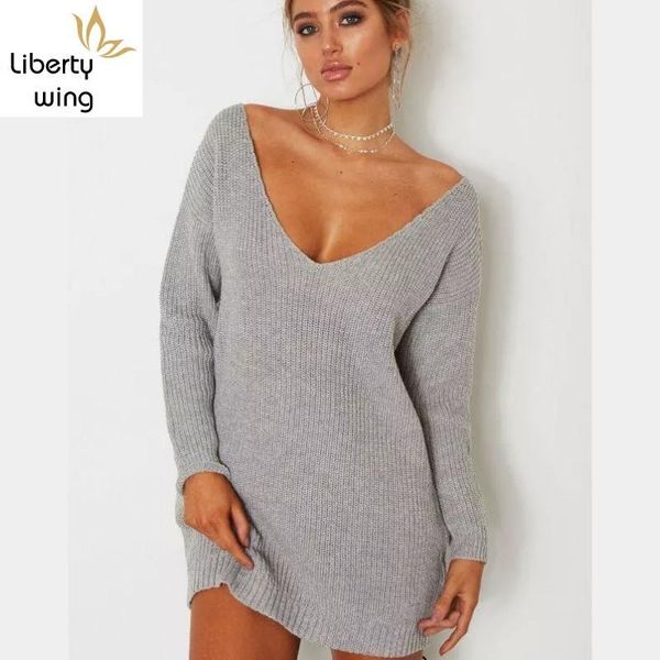 women's sweaters v neck womens sweater pullover slim fit knitted casual night club female long sleeved autumn winter streetwear, White;black
women's sweaters v neck womens sweater pullover slim fit knitted casual night club female long sleeved autumn winter streetwear, White;black