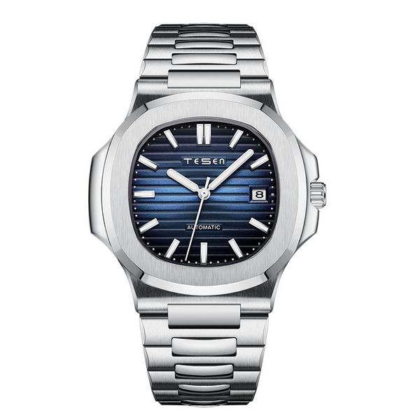 wristwatches 2021 tesen men automatic mechanical watches 316l stainless steel waterproof 50m wristwatch nautilus, Slivery;brown
wristwatches 2021 tesen men automatic mechanical watches 316l stainless steel waterproof 50m wristwatch nautilus, Slivery;brown