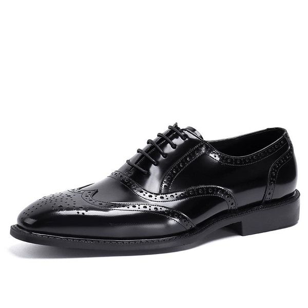 dress shoes autumn winter genuine leather british retro men cowhide boots designer, Black
dress shoes autumn winter genuine leather british retro men cowhide boots designer, Black