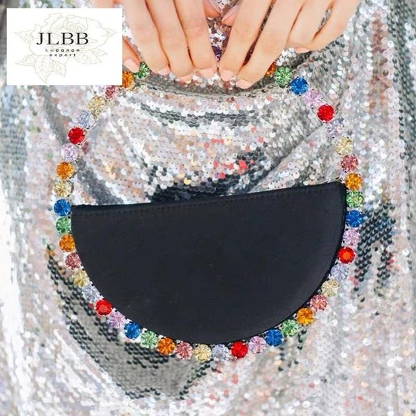 evening bags ins diamond circular bag women colorful rhinestone round handle handbag ladies dinner clutch purses
evening bags ins diamond circular bag women colorful rhinestone round handle handbag ladies dinner clutch purses