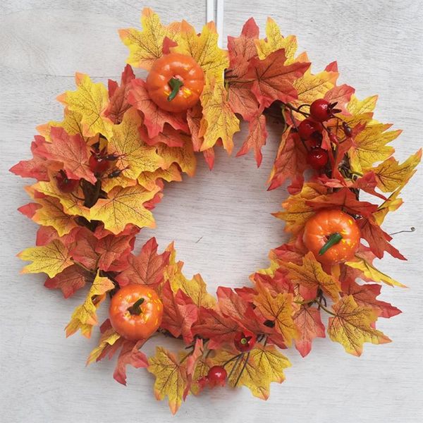 decorative flowers & wreaths 45cm autumn wreath christmas decoration thanksgiving garland window restaurant home door
decorative flowers & wreaths 45cm autumn wreath christmas decoration thanksgiving garland window restaurant home door