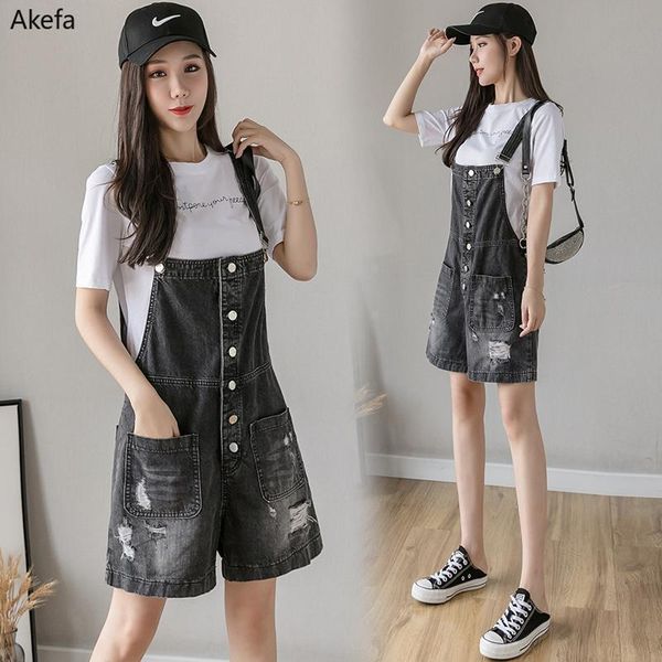 women's jeans 2021 summer suspenders shorts korean version wild hole loose dark gray jumpsuit, Blue
women's jeans 2021 summer suspenders shorts korean version wild hole loose dark gray jumpsuit, Blue
