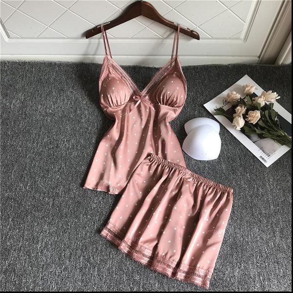hollow out strap pajamas women sleepwear chest pad nightdress shorts two piece backless pyjamas, Black;red
hollow out strap pajamas women sleepwear chest pad nightdress shorts two piece backless pyjamas, Black;red