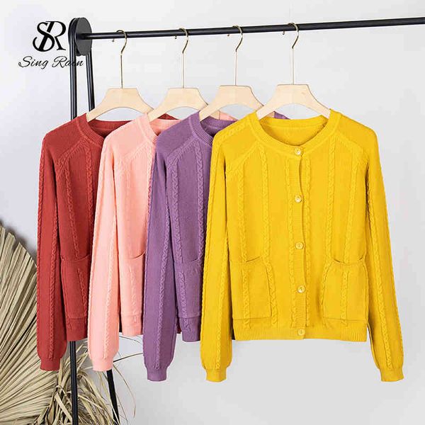 chic twist knitted cardigan women long sleeve solid thick warm jumper autumn winter fashion korean sweater outwear 210419, White;black
chic twist knitted cardigan women long sleeve solid thick warm jumper autumn winter fashion korean sweater outwear 210419, White;black