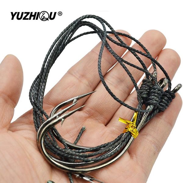string of hookscoating big hook ship high carbon stainless steel barbed carp fishing hooks tackle (size:#40)
string of hookscoating big hook ship high carbon stainless steel barbed carp fishing hooks tackle (size:#40)