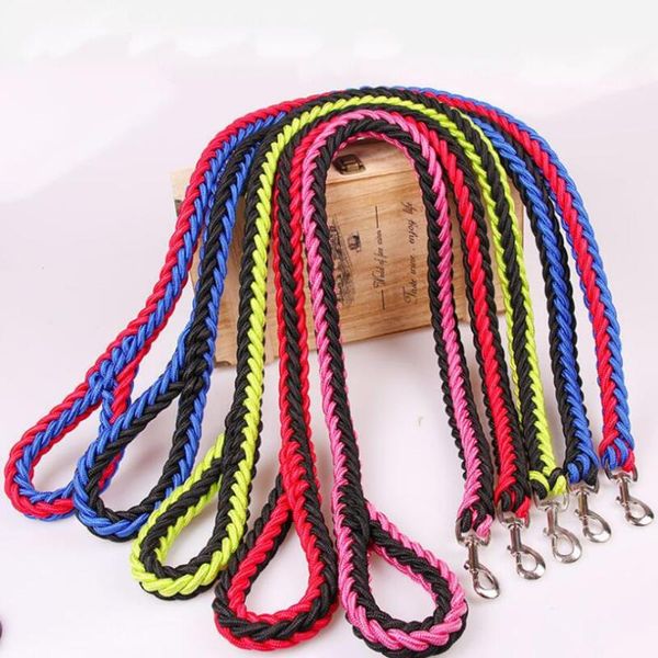length large dog hand-knitted leash nylon rope iron buckle pet traction for big breed dogs firm collars & leashes
length large dog hand-knitted leash nylon rope iron buckle pet traction for big breed dogs firm collars & leashes