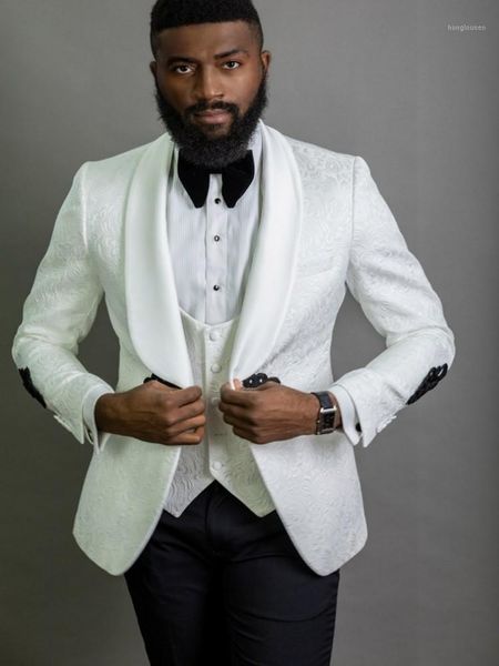 men's suits & blazers groomsmen shawl lapel groom tuxedos white and black men wedding man formal ( jacket + vest pants tie) z122, White;black
men's suits & blazers groomsmen shawl lapel groom tuxedos white and black men wedding man formal ( jacket + vest pants tie) z122, White;black