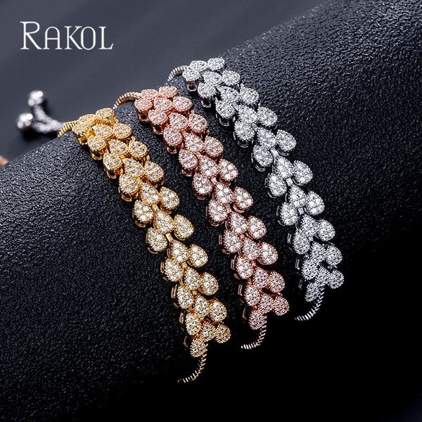 link, chain rakol fshion adjustable bracelets for women pulseras mujer crystal bracelet charm wedding femme party jewelry friend gift, Black
link, chain rakol fshion adjustable bracelets for women pulseras mujer crystal bracelet charm wedding femme party jewelry friend gift, Black