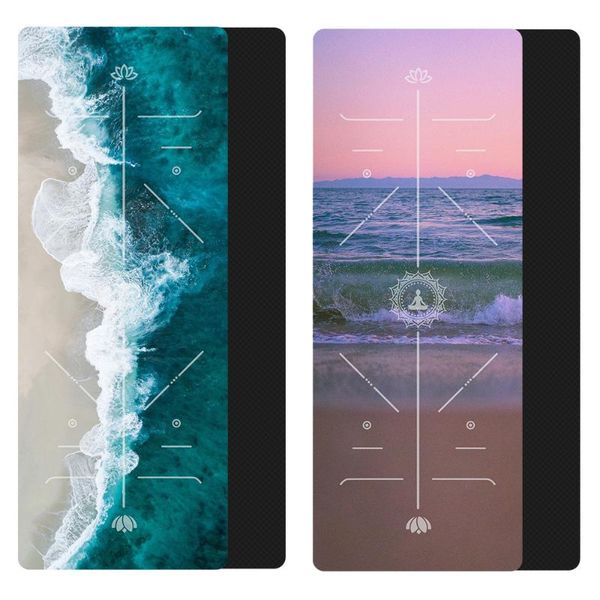 print wave natural rubber yoga mat with position line non slip carpet for beginner environmental fitness gymnastics mats
print wave natural rubber yoga mat with position line non slip carpet for beginner environmental fitness gymnastics mats