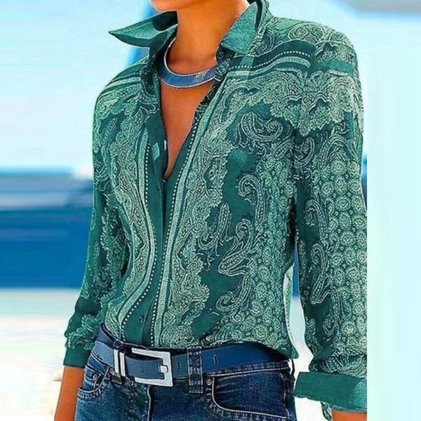 women's blouses & shirts fashion graffiti line print women shirt blouse elegant turn-down collar loose 2021 spring autumn office lady, White
women's blouses & shirts fashion graffiti line print women shirt blouse elegant turn-down collar loose 2021 spring autumn office lady, White