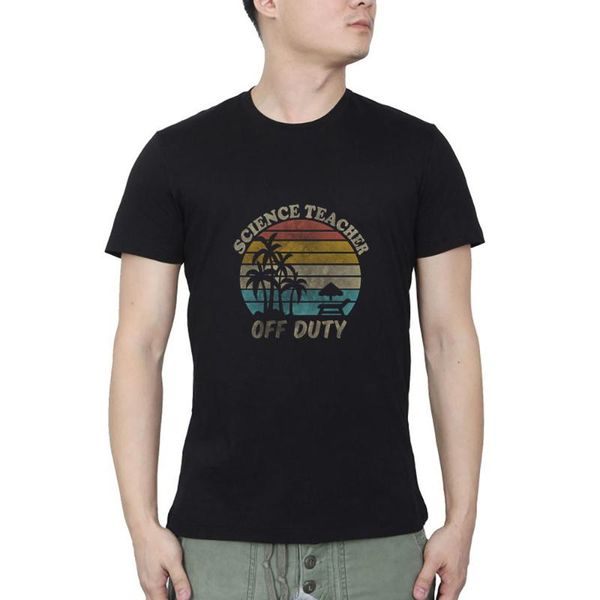 men's t-shirts science teacher off duty beach sunset streetwear o neck t-shirt summer casual, White;black
men's t-shirts science teacher off duty beach sunset streetwear o neck t-shirt summer casual, White;black