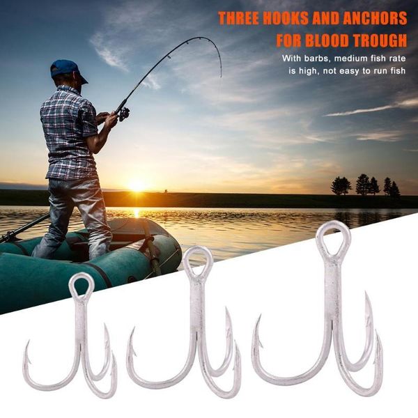 5pcs/lot fishing hooks sharpened bait holder carbon steel barbed fishhooks silver barb lure fish hook treble
5pcs/lot fishing hooks sharpened bait holder carbon steel barbed fishhooks silver barb lure fish hook treble