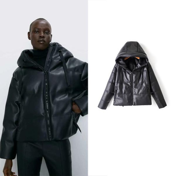 women's jackets 2021 european and american leisure simple solid color hooded cotton padded jacket men's winter fashion splicing, Black;brown
women's jackets 2021 european and american leisure simple solid color hooded cotton padded jacket men's winter fashion splicing, Black;brown