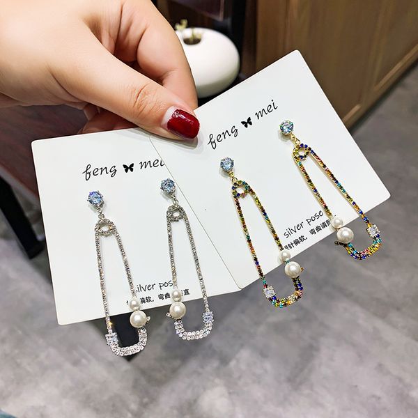 925 silver needle diamond pearl earrings fashion exaggeration inlaid diamond temperament versatile zircon long earrings
925 silver needle diamond pearl earrings fashion exaggeration inlaid diamond temperament versatile zircon long earrings