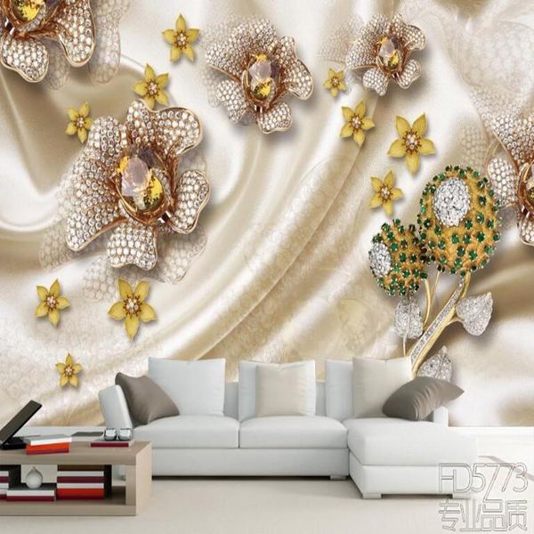 wallpapers shuhiko custom large - scale murals high grade fine jewelry three dimensional flowers living room tv backdrop wallpaper
wallpapers shuhiko custom large - scale murals high grade fine jewelry three dimensional flowers living room tv backdrop wallpaper