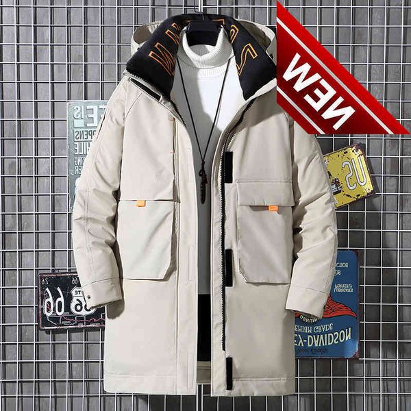 2021 tiktok winter work jacket down men's long thickened trend new style overcome warm coat brand hooded, Black
2021 tiktok winter work jacket down men's long thickened trend new style overcome warm coat brand hooded, Black