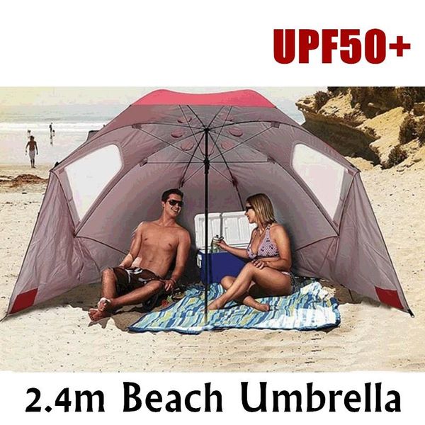 2.4m large beach umbrella tent folding waterproof sun protection outdoor camping fishing awning parasol rainproof tents and shelters
2.4m large beach umbrella tent folding waterproof sun protection outdoor camping fishing awning parasol rainproof tents and shelters