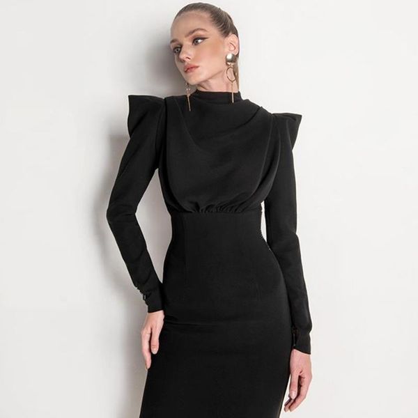casual dresses adyce 2021 autumn women fashion black mid-calf dress long sleeve buttons club celebrity evening runway party, Black;gray
casual dresses adyce 2021 autumn women fashion black mid-calf dress long sleeve buttons club celebrity evening runway party, Black;gray