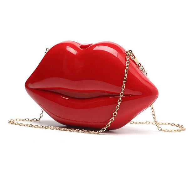 red lips acrylic small women's hand holding dinner bag personalized chain msenger single shoulder bag
red lips acrylic small women's hand holding dinner bag personalized chain msenger single shoulder bag