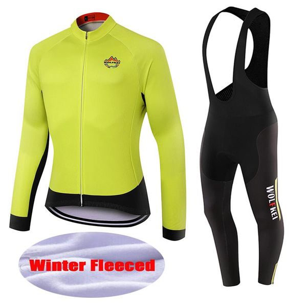racing sets wolfkei 2021 brand winter thermal fleece warm cycling jersey bib pants kit quick dry ropa ciclismo men outdoor sportswear, Black;blue
racing sets wolfkei 2021 brand winter thermal fleece warm cycling jersey bib pants kit quick dry ropa ciclismo men outdoor sportswear, Black;blue