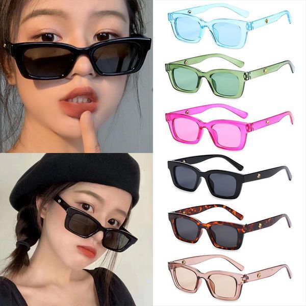 1pc vintage fashion rectangle sunglasses uv400 protection frame retro sun glasses ladies streetwear eyeglasses driver goggles, White;black
1pc vintage fashion rectangle sunglasses uv400 protection frame retro sun glasses ladies streetwear eyeglasses driver goggles, White;black