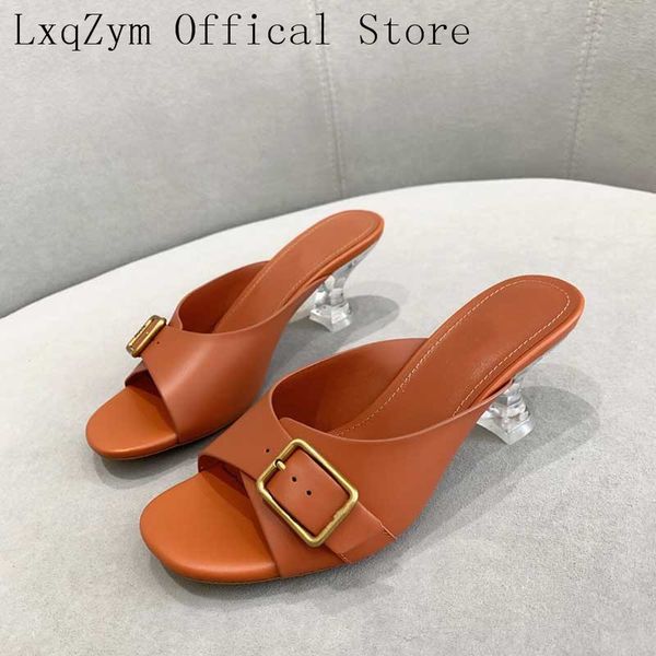 new modern fashion design real leather women slippers transparent heel shoes buckle decor female slipper sandals shoe 60% off store online, Black
new modern fashion design real leather women slippers transparent heel shoes buckle decor female slipper sandals shoe 60% off store online, Black