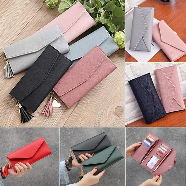 womens wallet female purses tassel coin purse card holder wallets pu leather clutch money bag, Red;black
womens wallet female purses tassel coin purse card holder wallets pu leather clutch money bag, Red;black