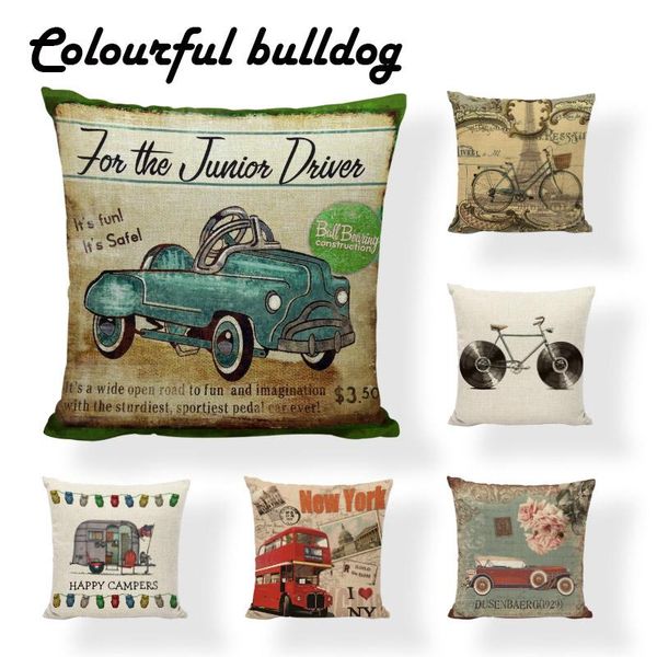 cushion/decorative pillow shabby chic vintage bicycle airplane car pattern romantic cushion covers mid century printed home decor linen cott
cushion/decorative pillow shabby chic vintage bicycle airplane car pattern romantic cushion covers mid century printed home decor linen cott