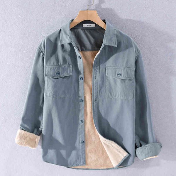 men's casual shirts autumn and winter veet warm brand trendy jackets for men solid comfortable jacket mens chaqueta jaqueta yrt9, White;black
men's casual shirts autumn and winter veet warm brand trendy jackets for men solid comfortable jacket mens chaqueta jaqueta yrt9, White;black