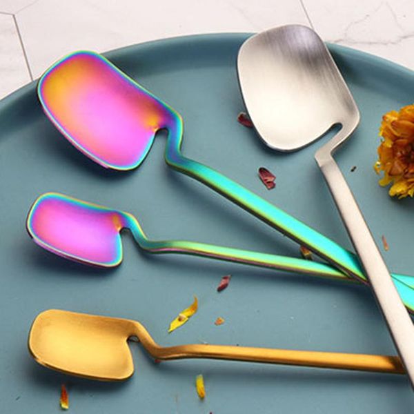 4pcs stainless steel dessert forks set cake fruit coffee tea spoons kitchen wedding party accessory pr sal
4pcs stainless steel dessert forks set cake fruit coffee tea spoons kitchen wedding party accessory pr sal