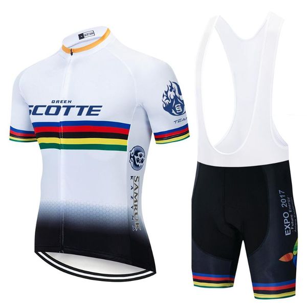 racing sets scotte summer men's cycling wear set breathable team sports 20d gel bike triathlon quick-drying sun-protective, Black;blue
racing sets scotte summer men's cycling wear set breathable team sports 20d gel bike triathlon quick-drying sun-protective, Black;blue