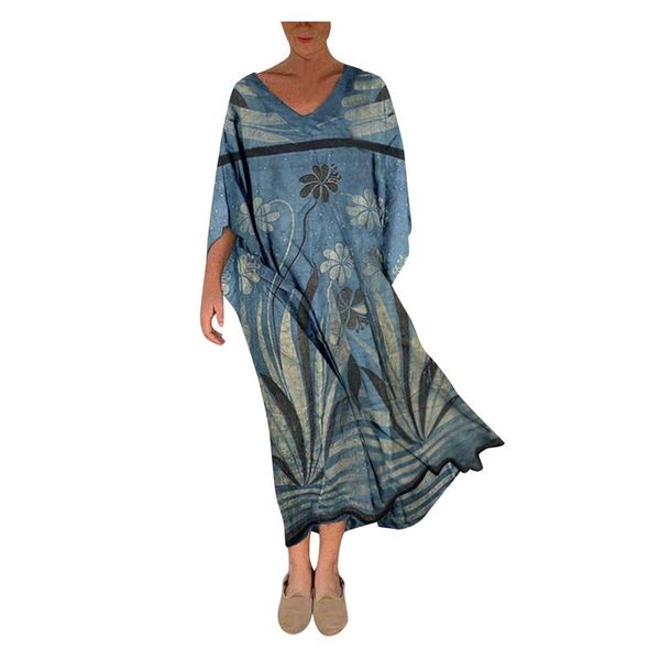 casual dresses bohemian women loose plus size floral daily dress long sleeve vintage v-neck retro robe, Black;gray
casual dresses bohemian women loose plus size floral daily dress long sleeve vintage v-neck retro robe, Black;gray