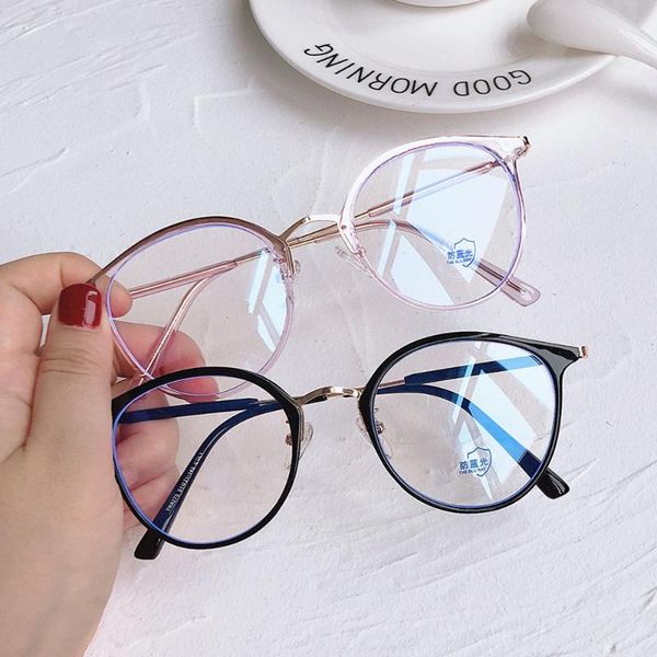 sunglasses stylish round frame tr90 anti blue light glasses women computer mobile phone rrotection radiation blocking eyeglasses, White;black
sunglasses stylish round frame tr90 anti blue light glasses women computer mobile phone rrotection radiation blocking eyeglasses, White;black