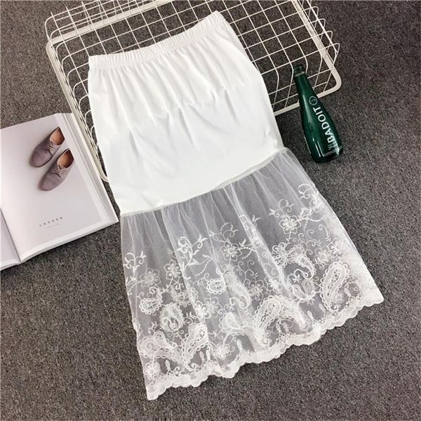 skirts 2021 women see through floral embroidery lace high waist elastic underskirt casual vintage elegant mesh skirt 123, Black
skirts 2021 women see through floral embroidery lace high waist elastic underskirt casual vintage elegant mesh skirt 123, Black