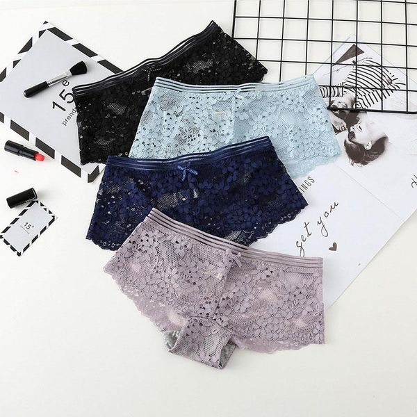 women's panties european style floral embroidered lace underwear women lingerie hollow out thong crotch cotton briefs, Black;pink
women's panties european style floral embroidered lace underwear women lingerie hollow out thong crotch cotton briefs, Black;pink