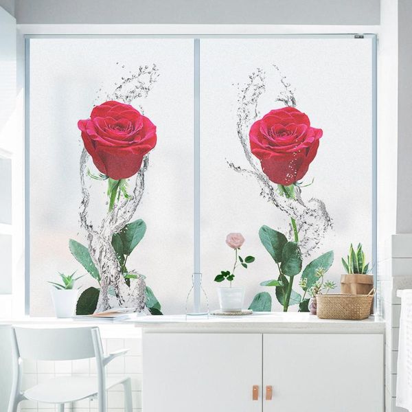 european style 3d three-dimensional rose window glass sticker light opaque bathroom matte film anti-peep stickers
european style 3d three-dimensional rose window glass sticker light opaque bathroom matte film anti-peep stickers