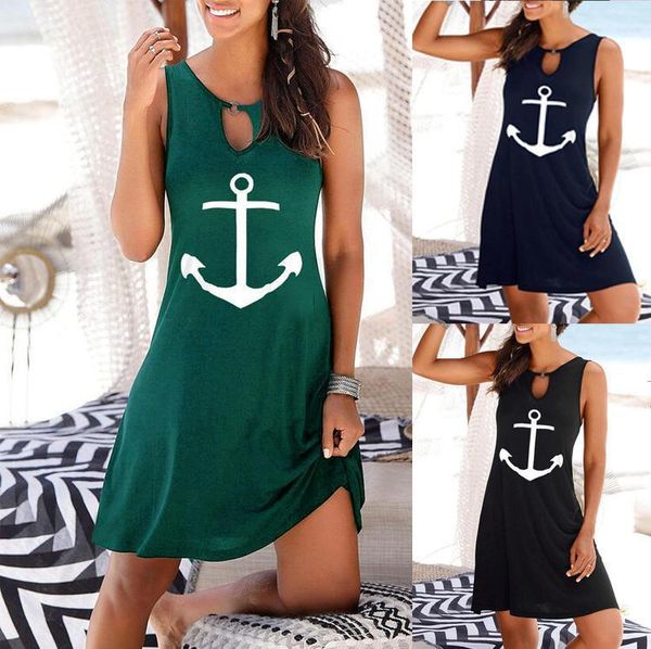 Fashion Dress 2021 Harness Temperament Commuter Anchor Print V-neck Women' Sleeveless, Green
Fashion Dress 2021 Harness Temperament Commuter Anchor Print V-neck Women' Sleeveless, Green