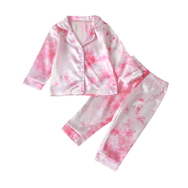 1-7y autumn spring toddler kid baby girl boy pajama sets tie dye long sleeve casual sleepwear for children outfits 210515, Blue;red
1-7y autumn spring toddler kid baby girl boy pajama sets tie dye long sleeve casual sleepwear for children outfits 210515, Blue;red