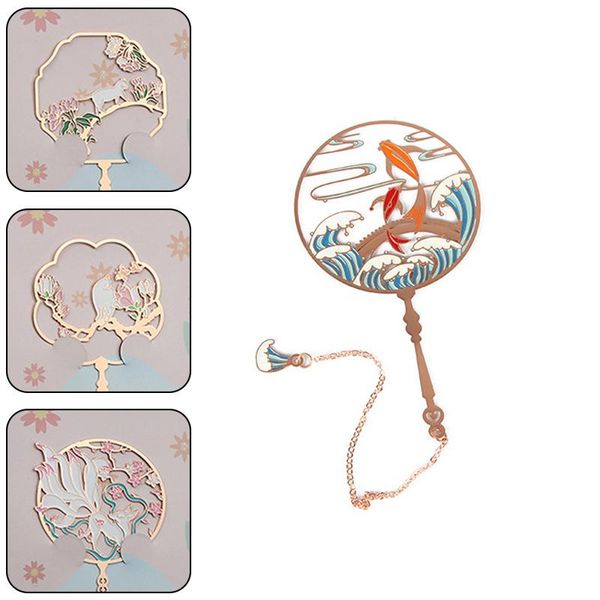 bookmark 1pc brass hollow out fan tasseled chinese retro fish circular fans book clip mark stationery school office supply
bookmark 1pc brass hollow out fan tasseled chinese retro fish circular fans book clip mark stationery school office supply