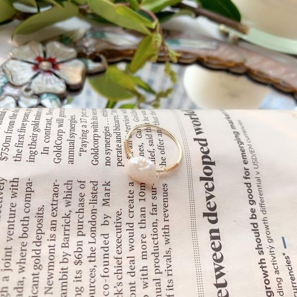 wedding rings south korea natural fresh water real pearl handmade ring exquisite super fairy simple temperament little woman, Slivery;golden
wedding rings south korea natural fresh water real pearl handmade ring exquisite super fairy simple temperament little woman, Slivery;golden