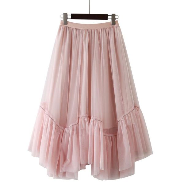 skirts 2021 spring summer vintage tulle skirt women elastic high waist mesh long pleated tutu pink female jupe, Black
skirts 2021 spring summer vintage tulle skirt women elastic high waist mesh long pleated tutu pink female jupe, Black