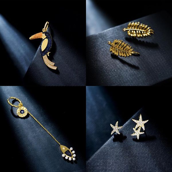 stud s925 silver palm leaf big beaked bird star earrings simple fashion personality high end monaco ladies jewelry gifts, Golden;silver
stud s925 silver palm leaf big beaked bird star earrings simple fashion personality high end monaco ladies jewelry gifts, Golden;silver