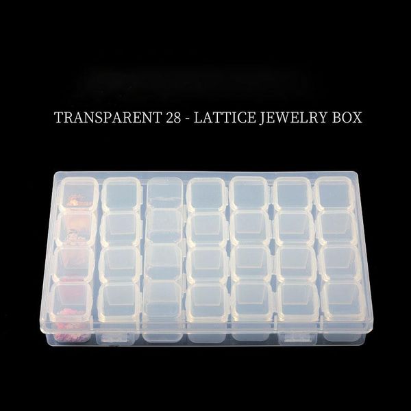 storage bottles & jars nail art transparent 28 grids removable jewelry rhinestone box distributed anti-fall diamond contai
storage bottles & jars nail art transparent 28 grids removable jewelry rhinestone box distributed anti-fall diamond contai