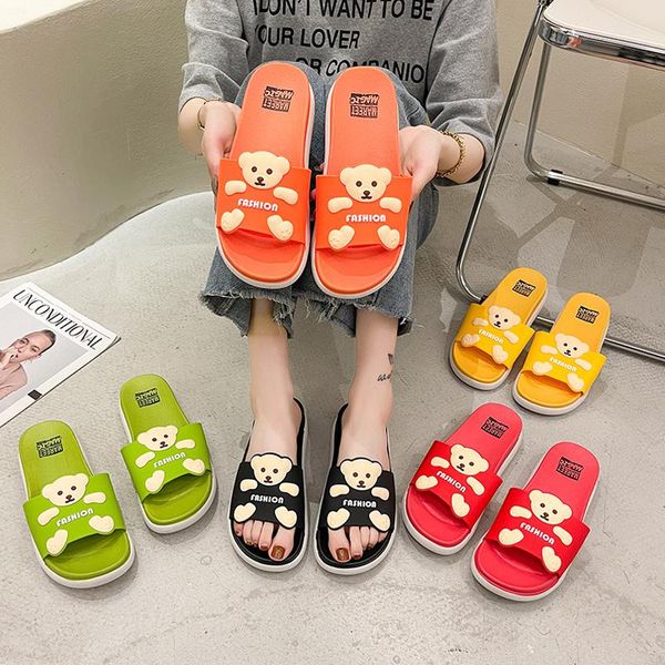 women thick platform slippers summer beach soft sole slide sandals leisure ladies indoor bathroom anti-slip shoes cartoons 36-40, Black
women thick platform slippers summer beach soft sole slide sandals leisure ladies indoor bathroom anti-slip shoes cartoons 36-40, Black