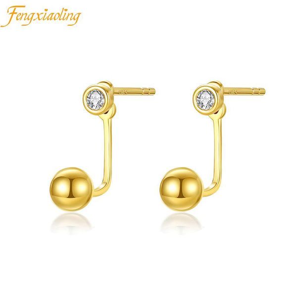 stud real 925 sterling silver round beads earrings for women ear bone earlobe piercing buckle orecchini fine jewerly gifts 2021, Golden;silver
stud real 925 sterling silver round beads earrings for women ear bone earlobe piercing buckle orecchini fine jewerly gifts 2021, Golden;silver