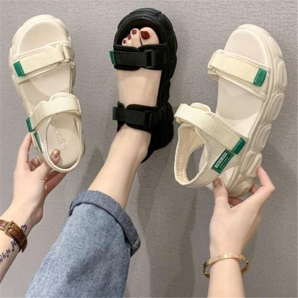 sandals 2021 flying woven sports women's summer casual fashion all-match comfortable shoes thick bottom, Black
sandals 2021 flying woven sports women's summer casual fashion all-match comfortable shoes thick bottom, Black