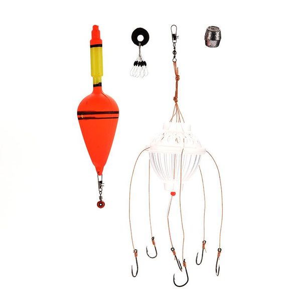 silver carp fishing float bobber sea monster with carbon steel explosion hooks tackle set
silver carp fishing float bobber sea monster with carbon steel explosion hooks tackle set