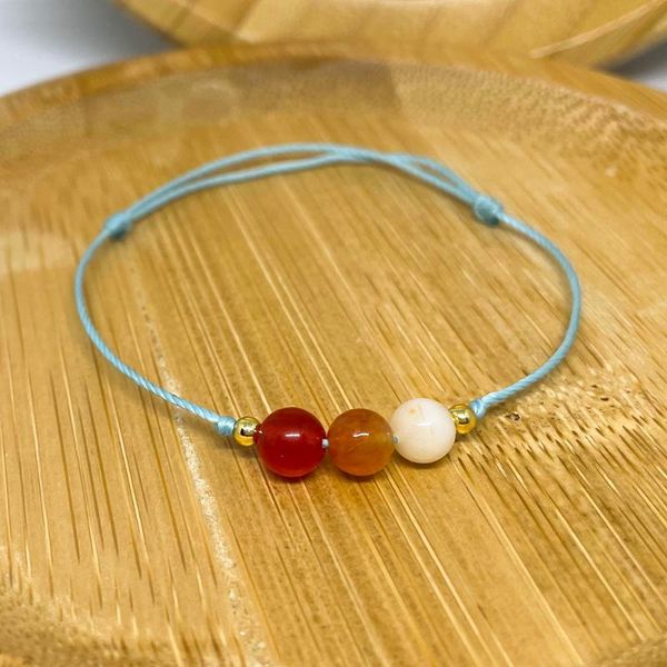 charm bracelets women thread handmade 6mm carnelian jewelry girl yellow natural stone bead bracelet on hand gift girlfriend, Golden;silver
charm bracelets women thread handmade 6mm carnelian jewelry girl yellow natural stone bead bracelet on hand gift girlfriend, Golden;silver