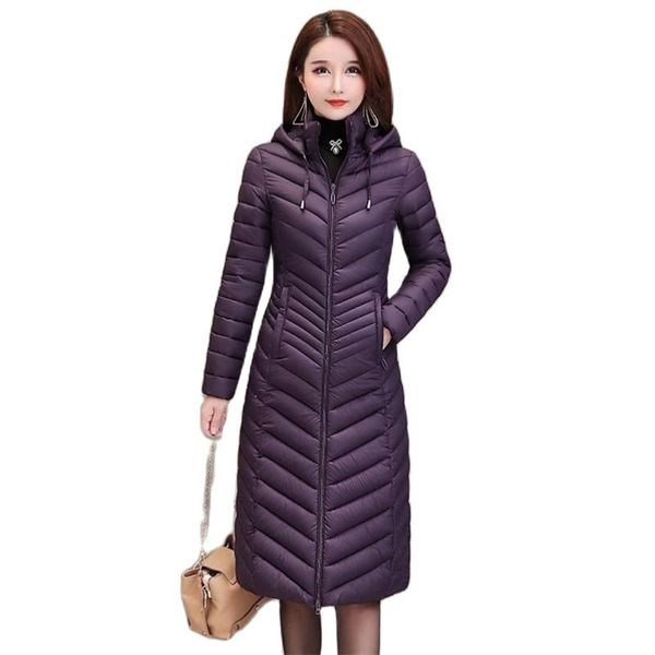 parkas coat winter jacket female cotton s ladies slim light down long parker jacket 4xl 211216, Black
parkas coat winter jacket female cotton s ladies slim light down long parker jacket 4xl 211216, Black